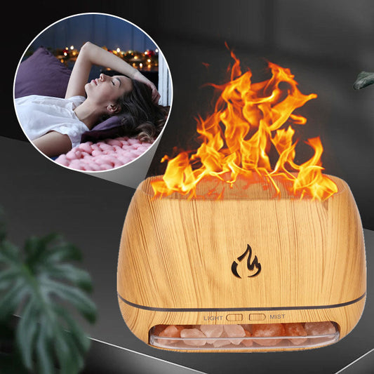 🎁Hot Sale⏳200ml Flame Essential Oil Diffuser with 7 Color Changing