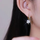 Buy 1 Get 1 Free🌸Fashion crystal four-petal flower pearl earrings