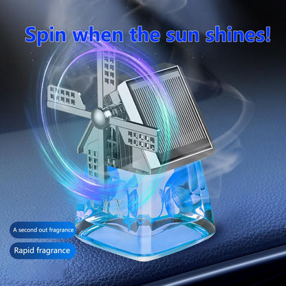 🛻Windmill Solar Energy Rotating Aromatherapy Car Air Freshener🔥