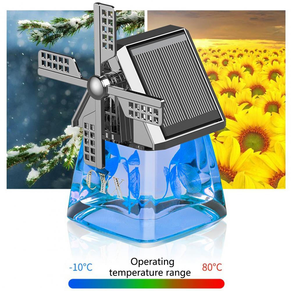 🛻Windmill Solar Energy Rotating Aromatherapy Car Air Freshener🔥