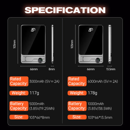 ⏳Time-limited Special⌛ Ultra Thin Magnetic Portable Charger with Stand