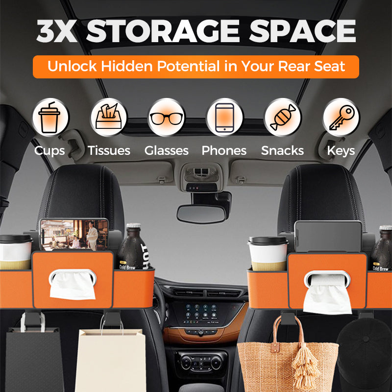 Car Back Seat Organizer