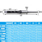Square Hole Drill Woodworking Tools Auger Mortising Chisel Drill Set