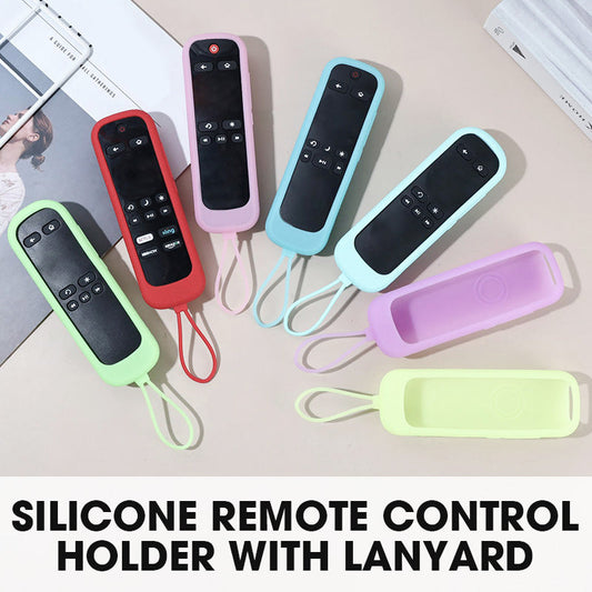 🔥Silicone Remote Control Holder with Lanyard