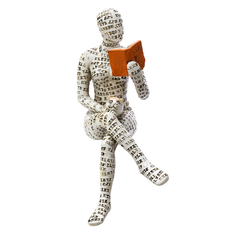 Modern Reading Woman Statue