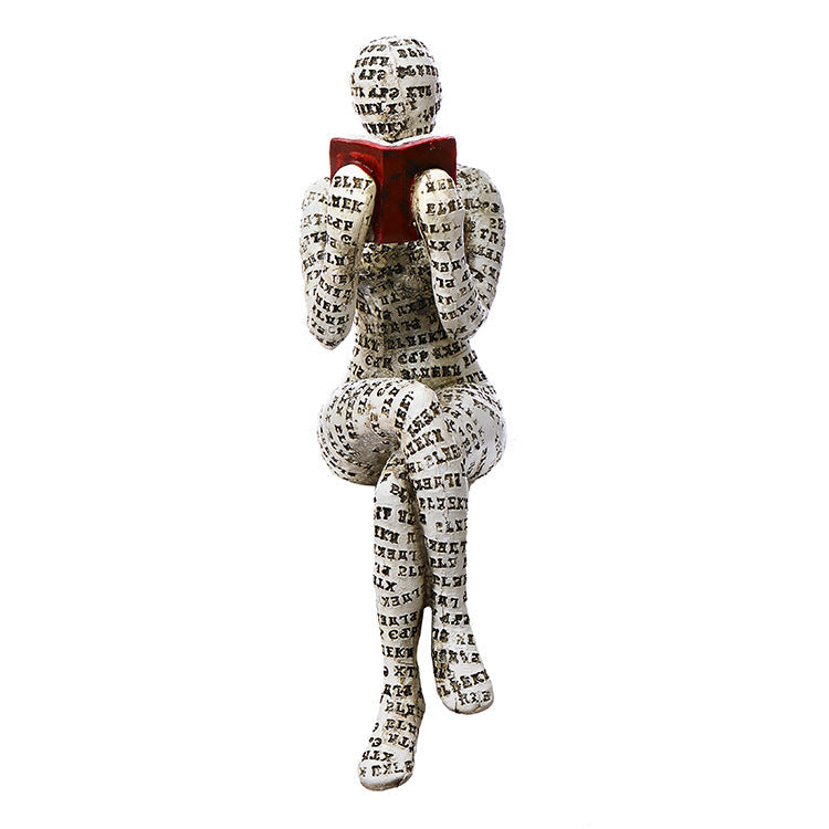 Modern Reading Woman Statue