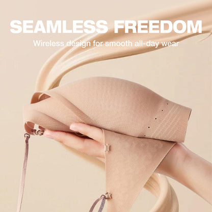 Women's Seamless Wireless Bra with Convertible Straps