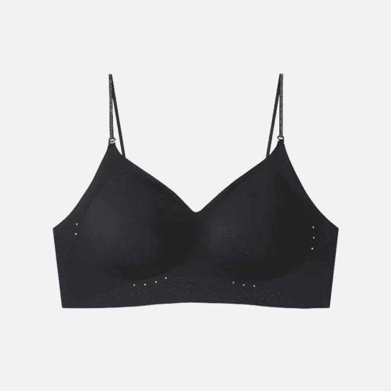 Women's Seamless Wireless Bra with Convertible Straps