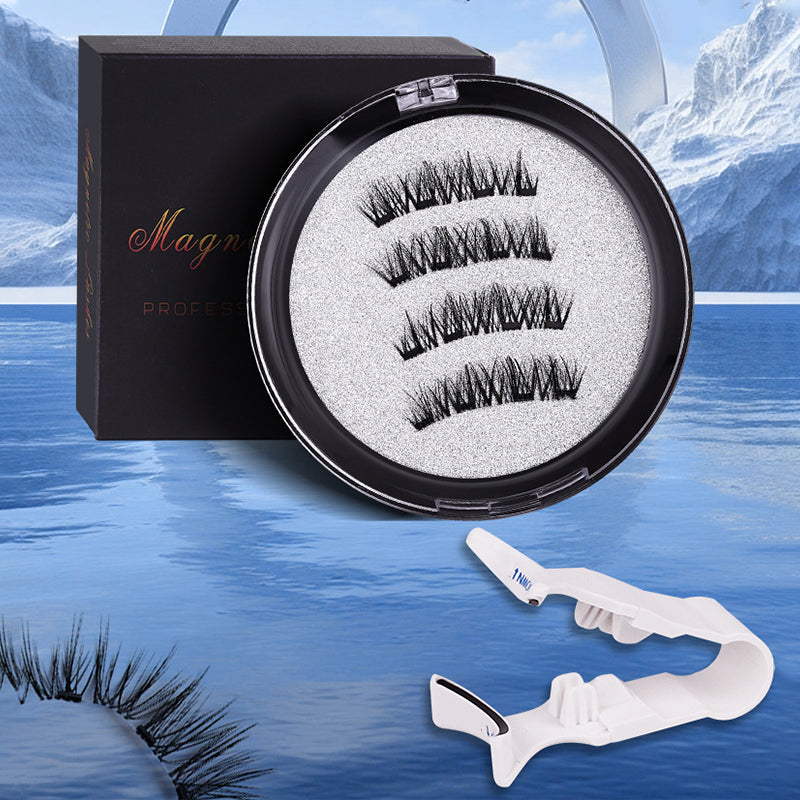 Magnetic Reusable Natural Look False Eyelashes