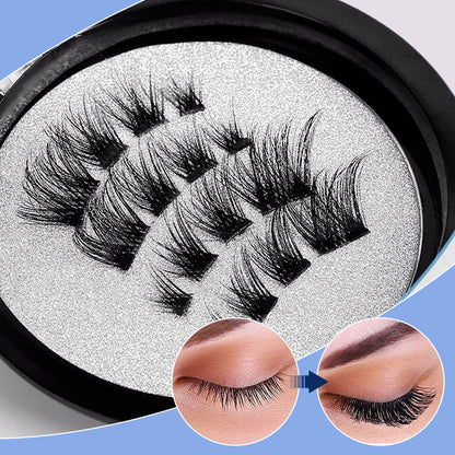 Magnetic Reusable Natural Look False Eyelashes