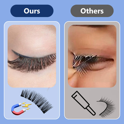 Magnetic Reusable Natural Look False Eyelashes