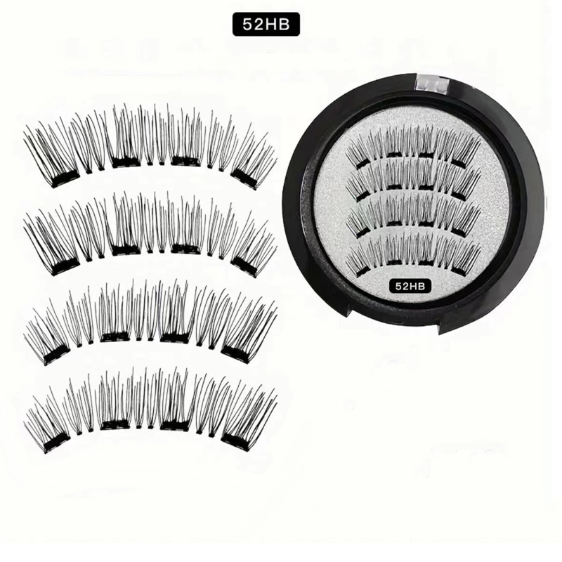Magnetic Reusable Natural Look False Eyelashes