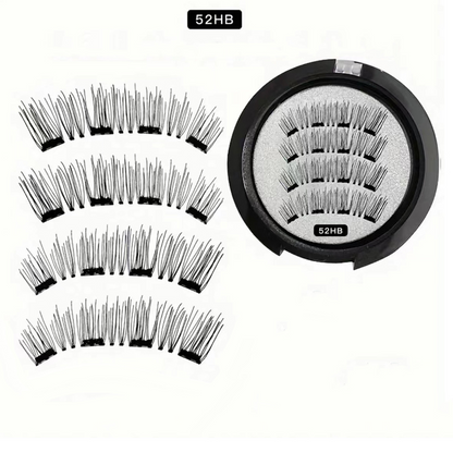 Magnetic Reusable Natural Look False Eyelashes