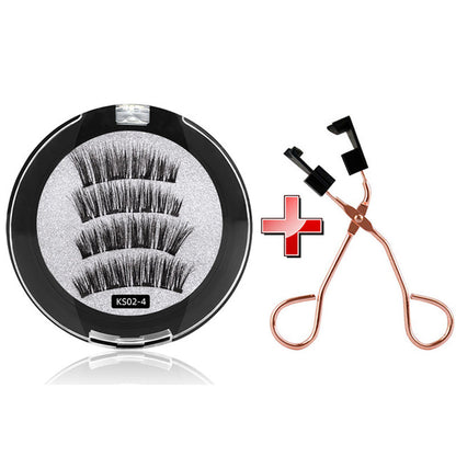 Magnetic Reusable Natural Look False Eyelashes