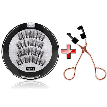 Magnetic Reusable Natural Look False Eyelashes