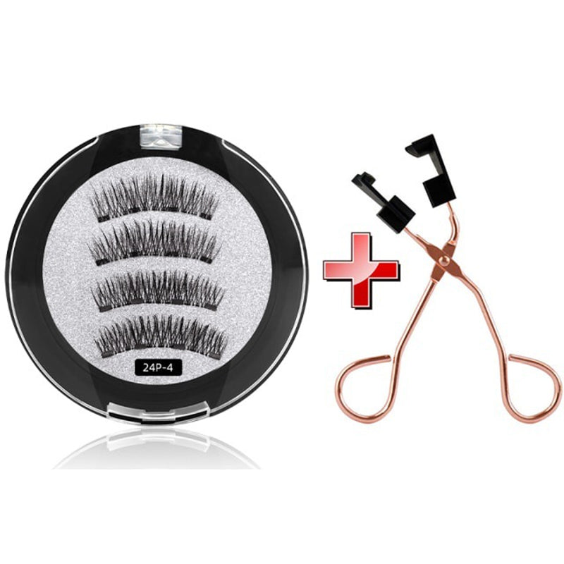 Magnetic Reusable Natural Look False Eyelashes