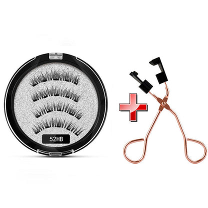 Magnetic Reusable Natural Look False Eyelashes