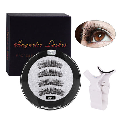 Magnetic Reusable Natural Look False Eyelashes