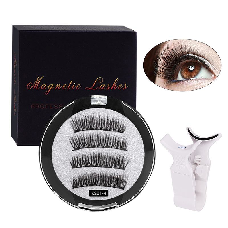 Magnetic Reusable Natural Look False Eyelashes