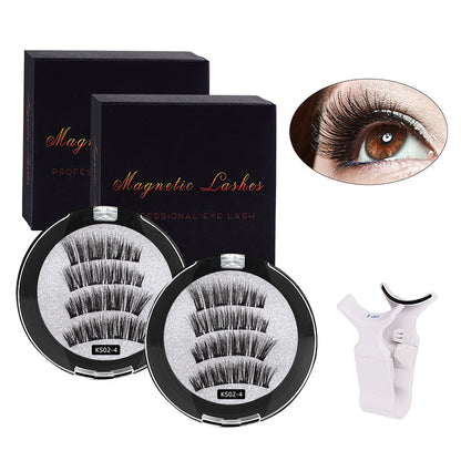 Magnetic Reusable Natural Look False Eyelashes