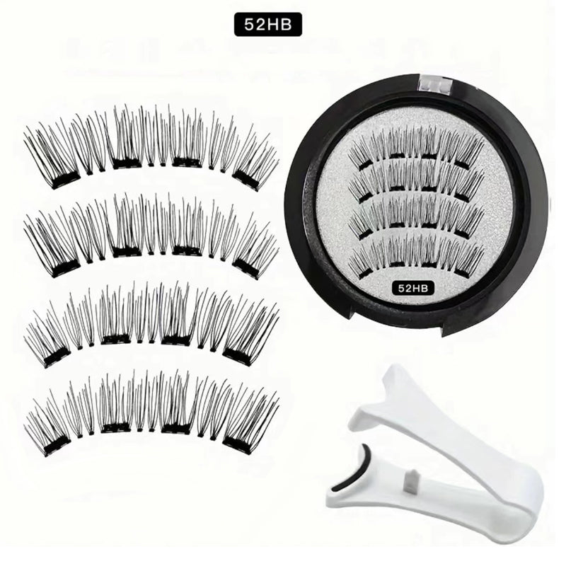 Magnetic Reusable Natural Look False Eyelashes