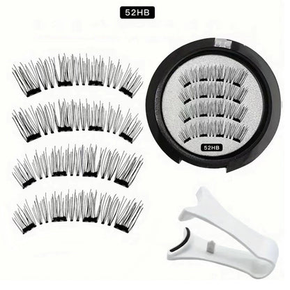 Magnetic Reusable Natural Look False Eyelashes