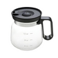 Glass Pot Style Coffee Mug with Lid