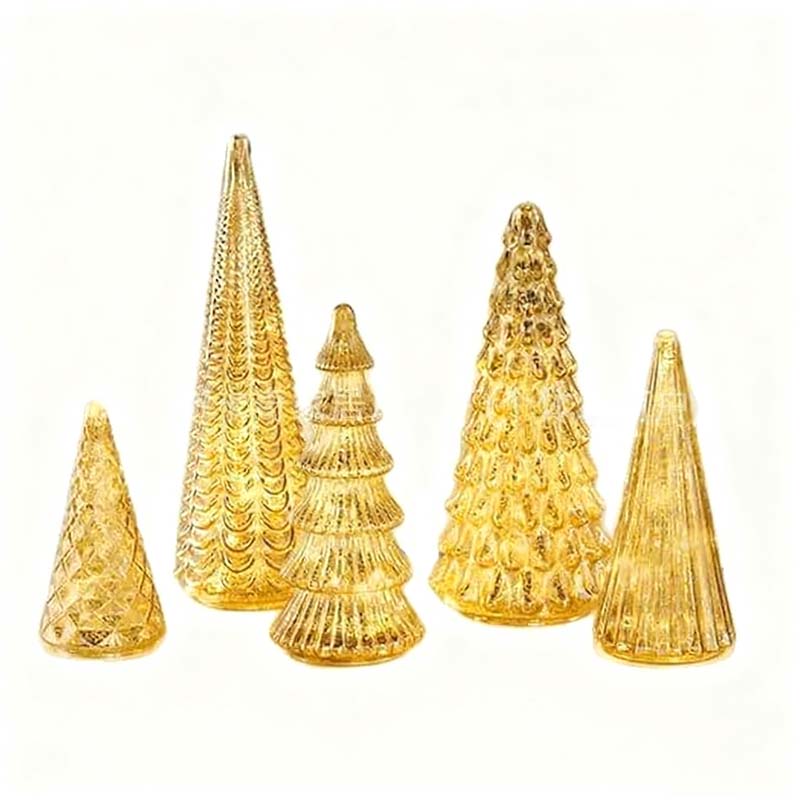 🎄Early Christmas Sale✨5-Piece Decorative Lighted Resin Trees Set【✈️free shipping 】