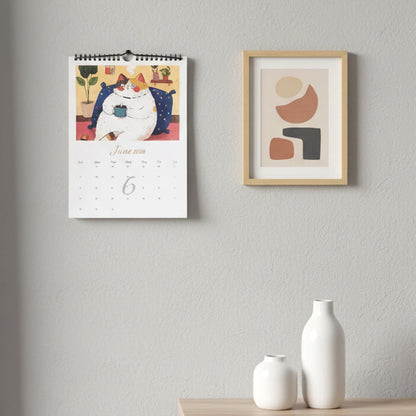 2026 Cat-Themed Vertical Wall Calendar