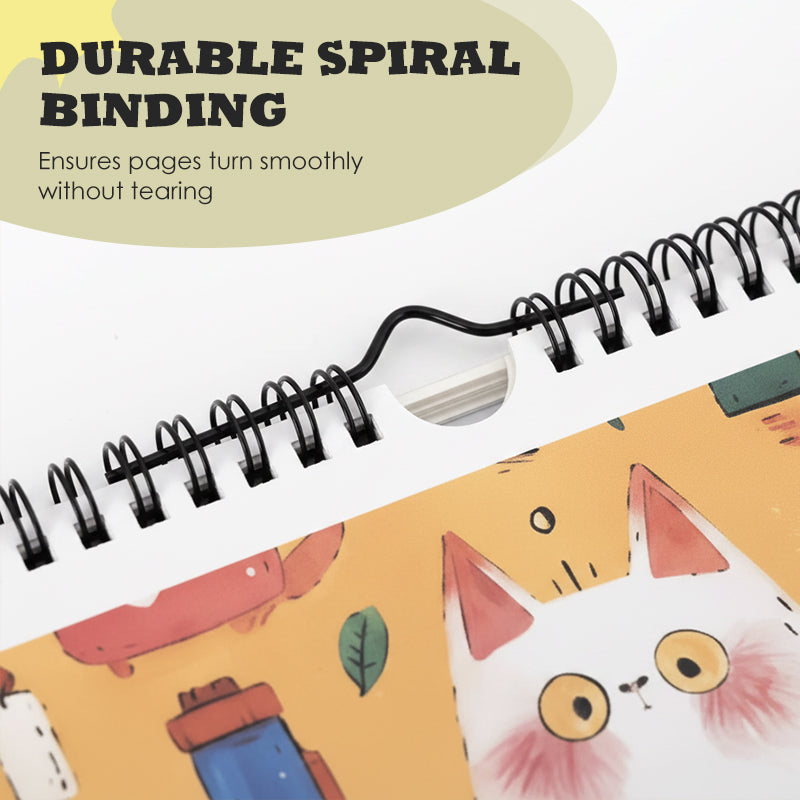 2026 Cat-Themed Vertical Wall Calendar