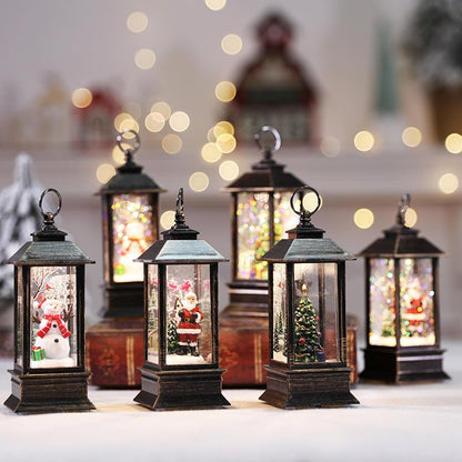 ✨ Christmas LED Crystal Lantern – Magical Snowflake Effect, Wireless & Multiple Lighting Modes (Christmas Atmosphere in Every Room!)