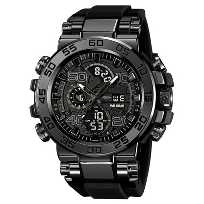 🖤Limited-Time Christmas Sale! 50% OFF ✨ Multifunctional LED Waterproof Watch – Dual Display, 50M Water Resistant & All-in-One Features (Stylish & Durable for Daily Use!)