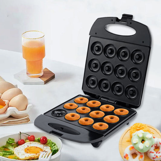 🍩👩‍🍳 Handy Donut Maker – Non-Stick Coating, 6 Wells & User-Friendly (Perfect for Home Bakers!)