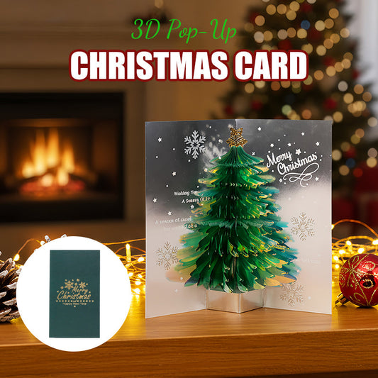 3D Pop-Up Christmas Card with Envelope