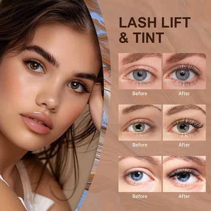 ✨ 2-in-1 Lash Lift & Tint Kit – Long-Lasting Results (6-8 Weeks), Salon-Quality & Safe Formula (Easy At-Home Use!)