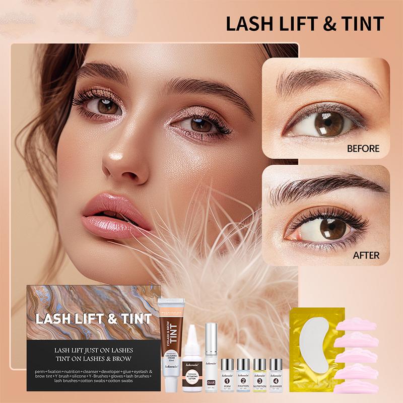 ✨ 2-in-1 Lash Lift & Tint Kit – Long-Lasting Results (6-8 Weeks), Salon-Quality & Safe Formula (Easy At-Home Use!)