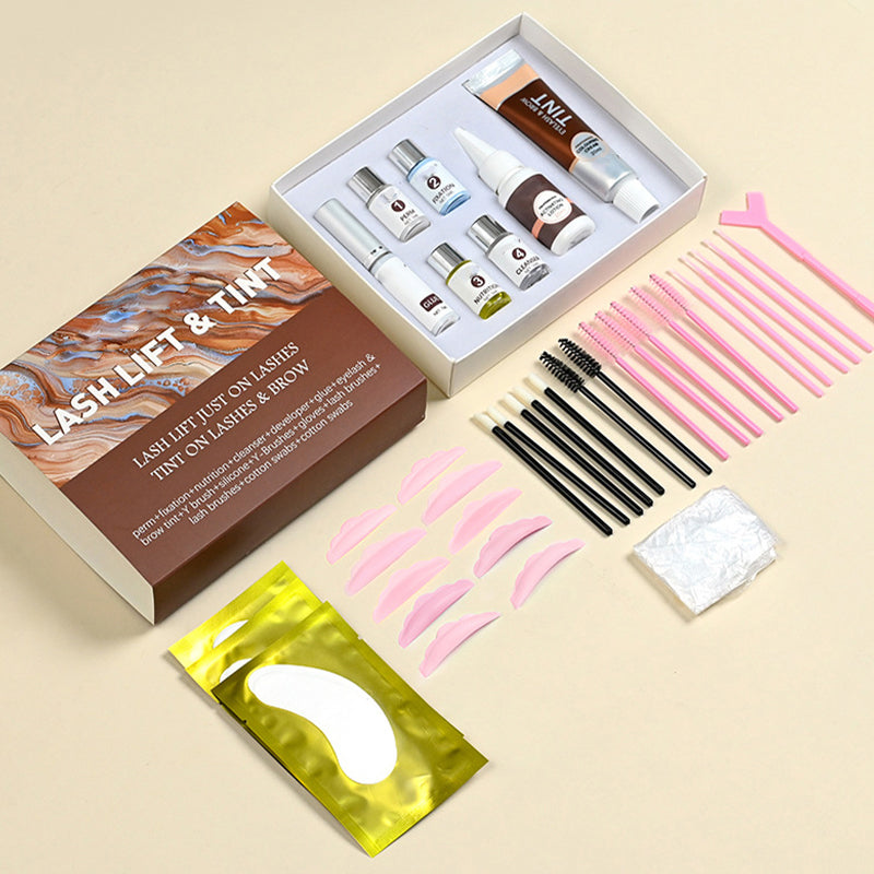 ✨ 2-in-1 Lash Lift & Tint Kit – Long-Lasting Results (6-8 Weeks), Salon-Quality & Safe Formula (Easy At-Home Use!)