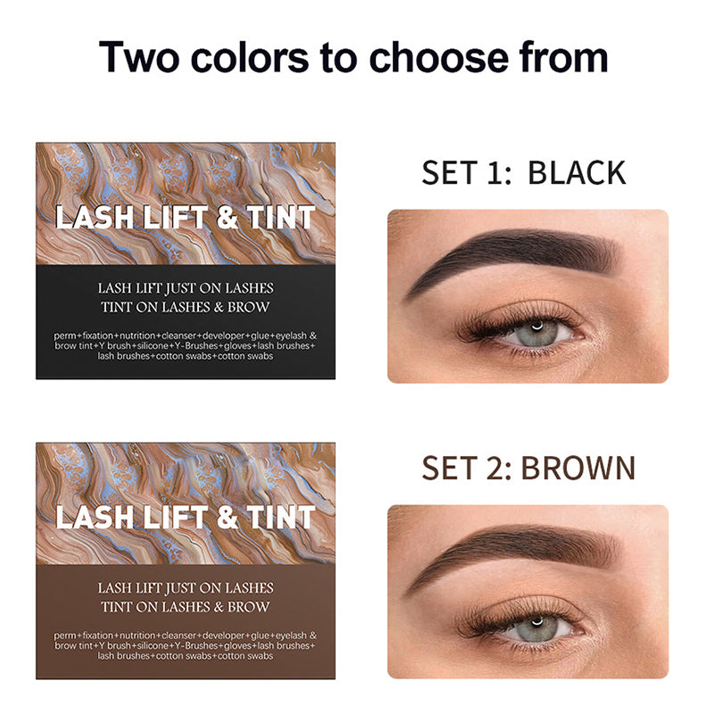 ✨ 2-in-1 Lash Lift & Tint Kit – Long-Lasting Results (6-8 Weeks), Salon-Quality & Safe Formula (Easy At-Home Use!)