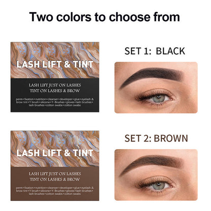 ✨ 2-in-1 Lash Lift & Tint Kit – Long-Lasting Results (6-8 Weeks), Salon-Quality & Safe Formula (Easy At-Home Use!)