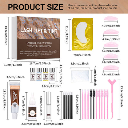 ✨ 2-in-1 Lash Lift & Tint Kit – Long-Lasting Results (6-8 Weeks), Salon-Quality & Safe Formula (Easy At-Home Use!)