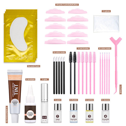 ✨ 2-in-1 Lash Lift & Tint Kit – Long-Lasting Results (6-8 Weeks), Salon-Quality & Safe Formula (Easy At-Home Use!)