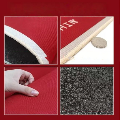 Non-Slip Round Christmas Tree Rug