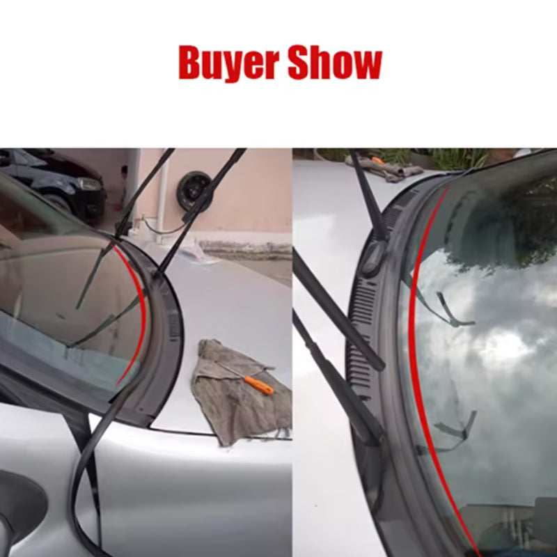 ✨ Premium EPDM H-Shaped Windshield Seal – Self-Adhesive, Easy Installation & Superior Sealing (Quieter Ride & Better Insulation!)