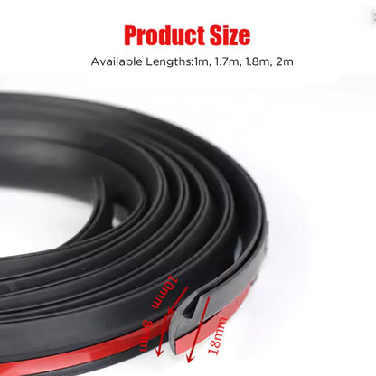 ✨ Premium EPDM H-Shaped Windshield Seal – Self-Adhesive, Easy Installation & Superior Sealing (Quieter Ride & Better Insulation!)