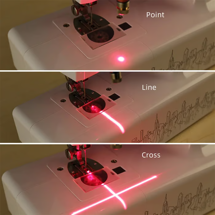 🎄 Christmas Deal – ALWAYS 50% OFF! 🧵 Magnetic Laser Positioning Light for Sewing Machine: Precise Stitching WITHOUT Markings – Flexible Laser for Quilt & Sewing Projects!