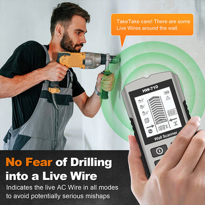 🎄 Christmas Deal – ALWAYS 50% OFF! 🔍 Multi-Function Wall Detector: Detect Metal & Pipes – Accurate & Easy to Use!