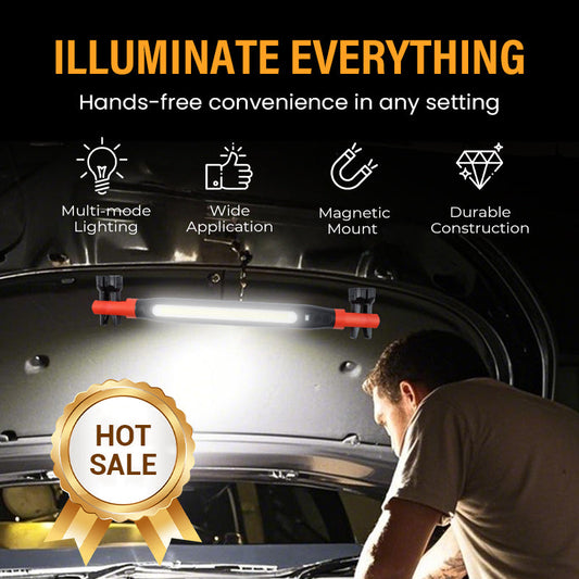 💡 Cordless LED Work Light – 3000LM, IPX4 Waterproof & a 360° Swivel Hook!