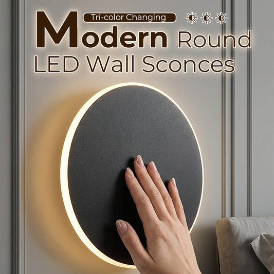 💡 50% OFF NOW! ✨ Modern Round LED Wall Sconces – Dimmable, Energy-Saving & Sleek Design for Any Room 🏠