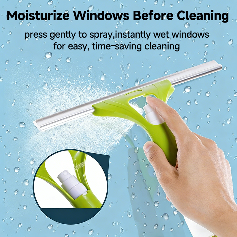 🌞 Spring into Savings: 50% Off!🔥3-in-1 Window Cleaner with Spray Function | Streak-Free Window Cleaning Without a Bucket | Multifunctional Glass Cleaner
