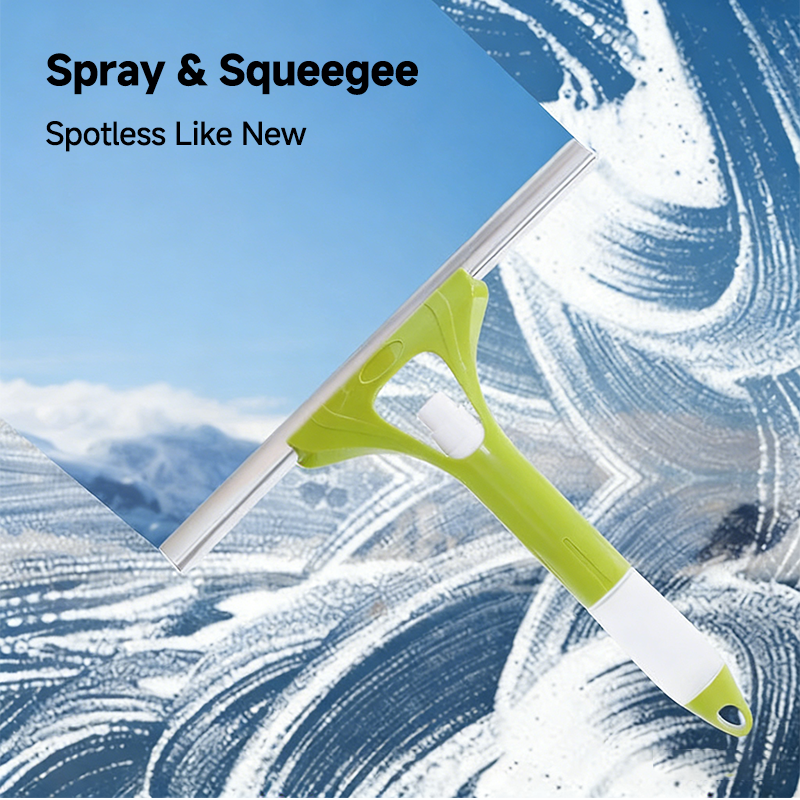 🌞 Spring into Savings: 50% Off!🔥3-in-1 Window Cleaner with Spray Function | Streak-Free Window Cleaning Without a Bucket | Multifunctional Glass Cleaner